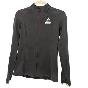 Maloja Newport1-1 24151 Full Zip Gray Athletic Workout Jacket Womens Size Small